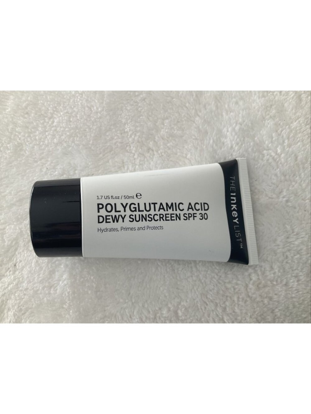 The INKEY List Dewy Sunscreen SPF 30 Non-Greasy Formula w/ Polyglutamic Acid 1.7